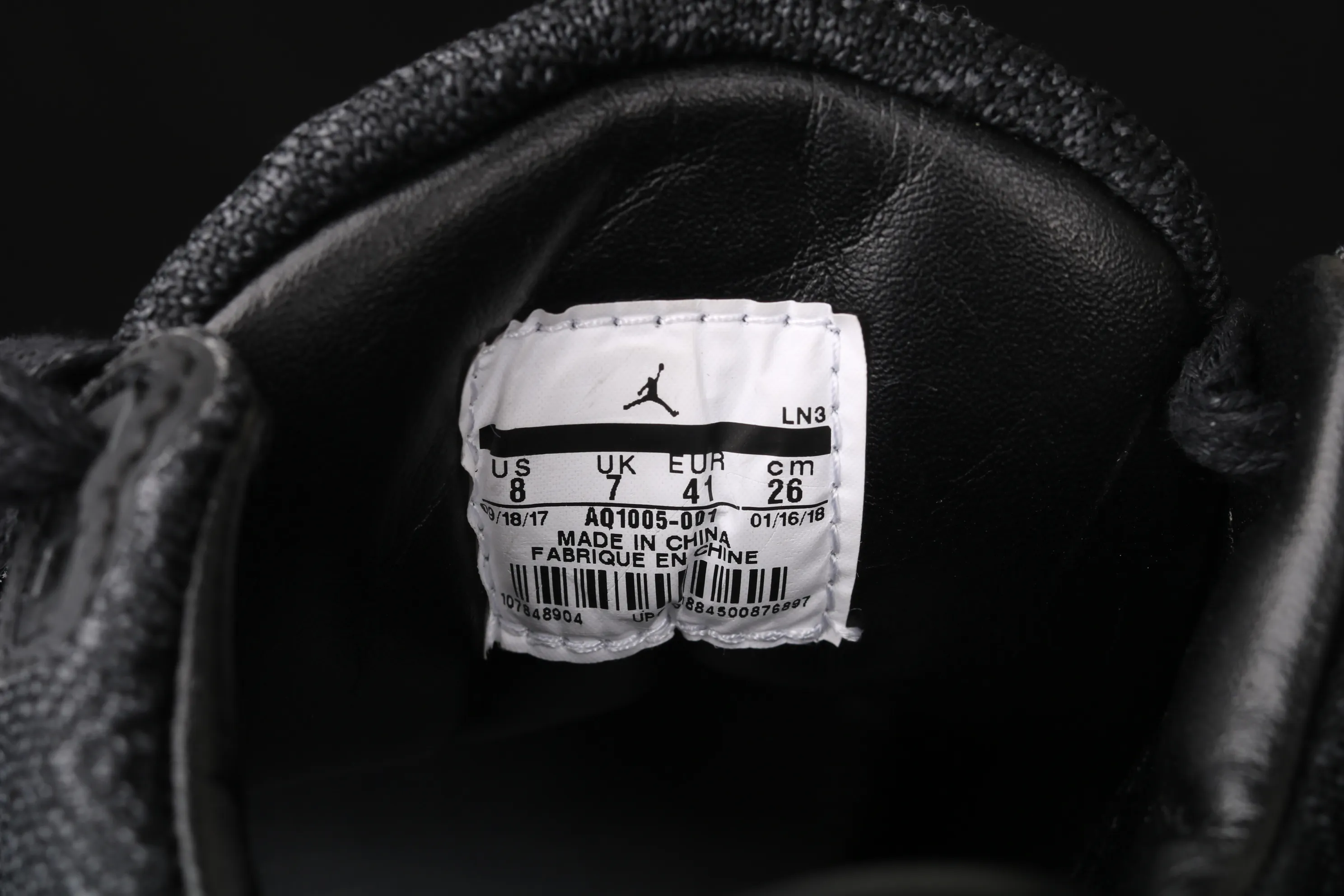 All categories Air Jordan Jordan series basketball shoes Air Jordan 3 Air Jordan 3 Flyknit AJ3 Joe 3 woven all black AQ1005-001